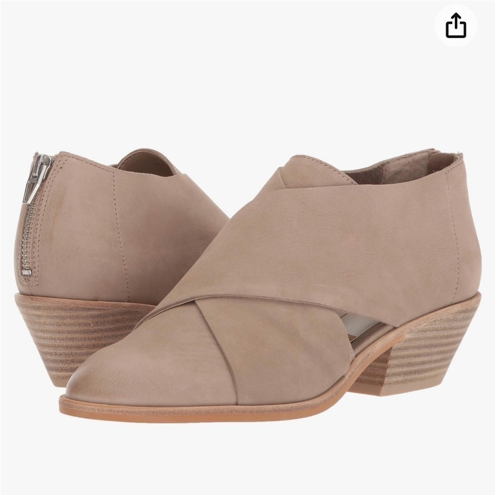 Dolce Vita Women's Loida Leather Ankle Bootie Nubuck Size 8.5